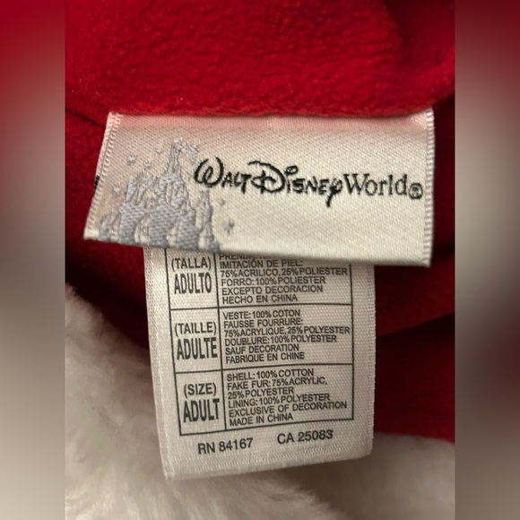 Vintage mickey mouse plaid santa hat adult size. - Picture 6 of 7